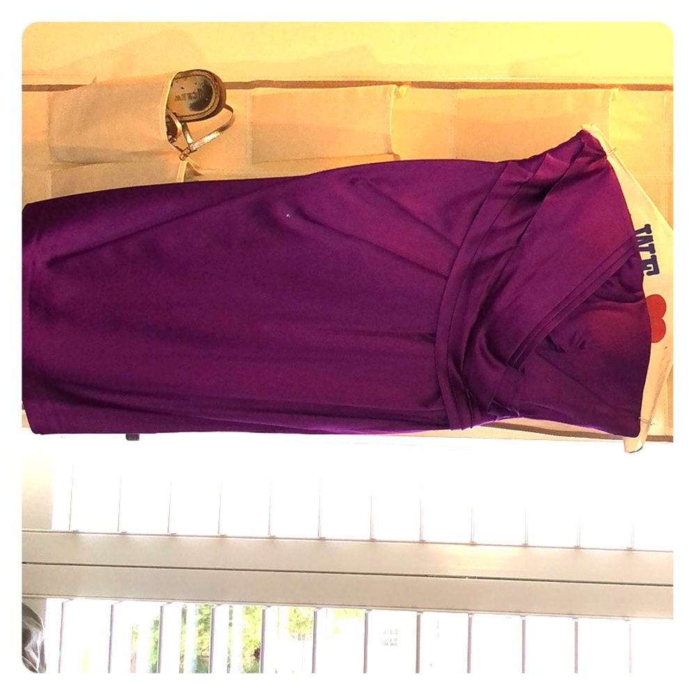 Donna Morgan strapless cocktail dress